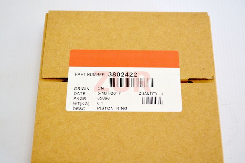 Кольца поршневые стандарт на 1 поршень 4-6BT +0,5 3802422 3802422