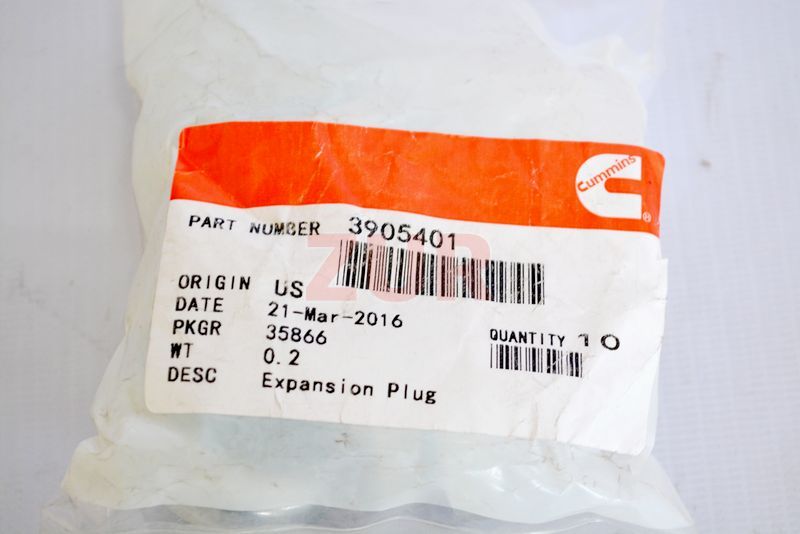 Заглушка блока цилиндров 3905401 3905401