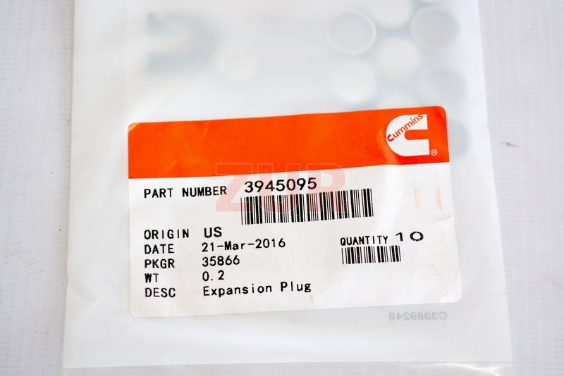 Заглушка ГБЦ 3945095 3945095