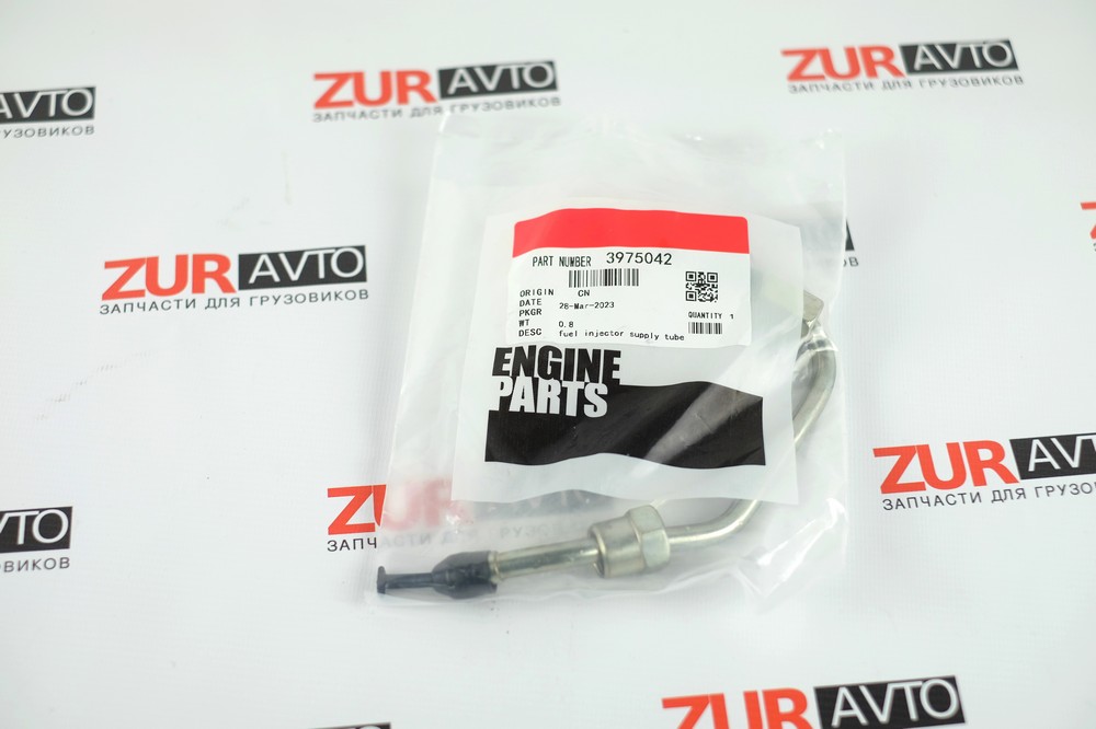 Трубка подачи топлива от ТНВД к рампе 5ц 3975042 3975042
