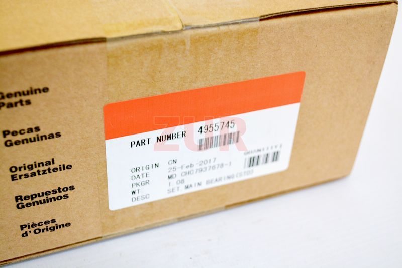 Вкладыши комплект коренных 4ISBe, ISDe 4955745 4955745