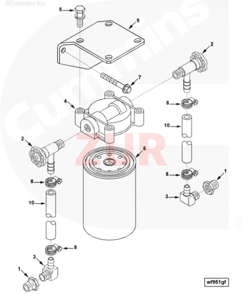 Элемент WF 2074 ISLe (охлаждающей жидкости) (C+) 3100307 3100307