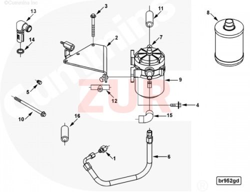 Элемент сапуна CGE280 3607166