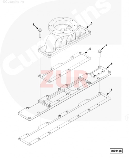 Коллектор впускной L (АНАЛОГ) (С) 3943613